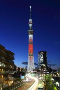 (スカイツリー5)喜怒哀楽の表情を浮かべる塔 スカイツリー(17)