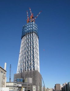 (スカイツリー9)日本一高い建築物に スカイツリー(17)